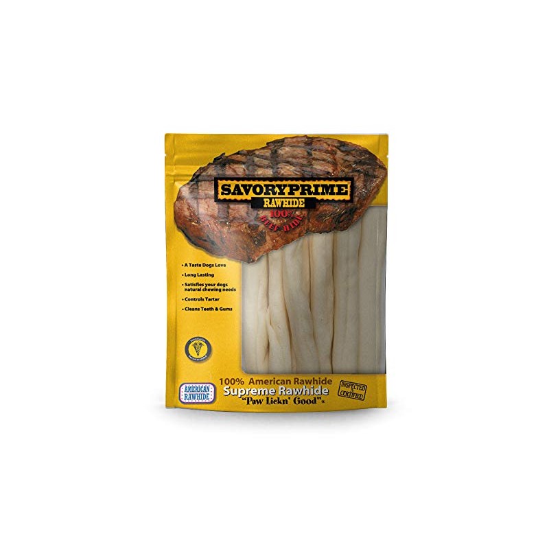 Savory Prime 7-Pack Rolls, Mini, White, All Breed Sizes (49627130)