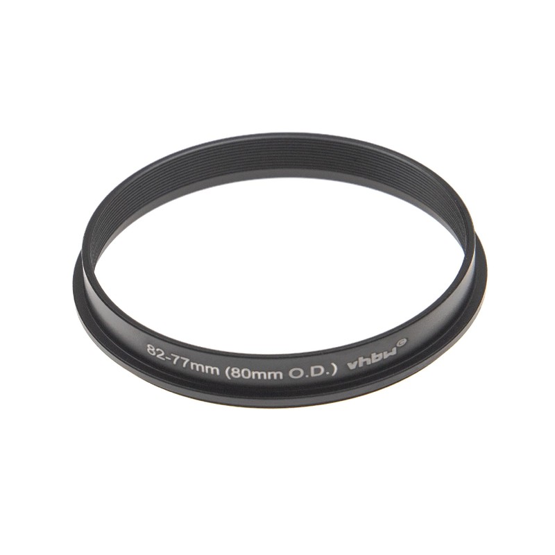 vhbw Step Up Ring Adapter from 82mm to 77mm Compatible