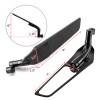XM Stealth Mount Winglet Rearview Mirrors For Kawasaki Z H2