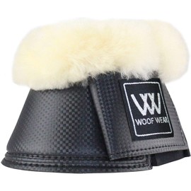 Woof Wear Pro Overreach Sheepskin Boots Black - Professional standard durable 7mm neoprene overreach boot