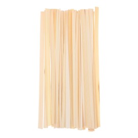 GRADENEVE 50pcs Handmade Bamboo Fan Weaving Sticks 30cm X 1.2cm Natural Flat Craft Sticks DIY Basket Making Supplies for Art and Craft Projects