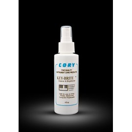 Cory Key Brite Key Cleaner for Piano Keys and Computer Keyboards 32 oz