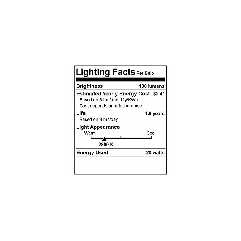 Satco S4614 G9 Bulb in Light Finish, 1.56 inches, Clear