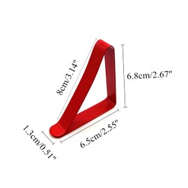 Elicola Picnic Tablecloth Clips, 6PCS Large Stainless Steel Outdoor Table Cloth Holder Table Cover Clips Clamps