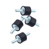 Rubber Mounts Shock Absorber,4pcs M6 Rubber Anti-Vibration Isolator Mounts Air