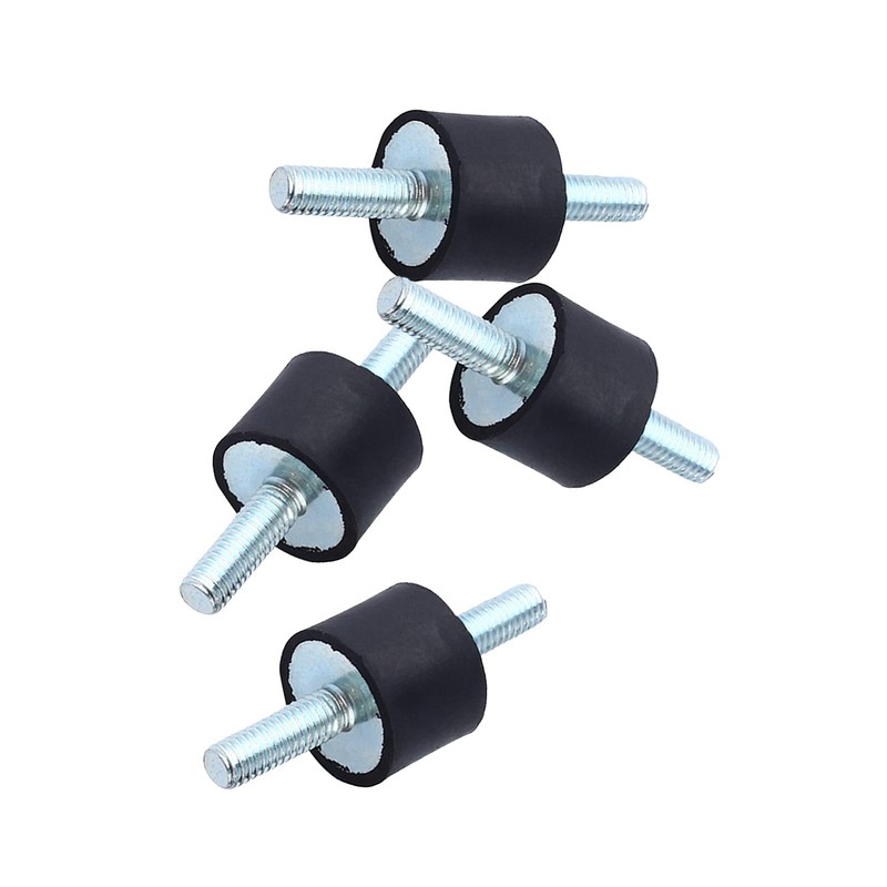 Rubber Mounts Shock Absorber,4pcs M6 Rubber Anti-Vibration Isolator Mounts Air