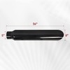 FGJQEFG 5 Inch Inlet 8 Inch Outlet Gloss Black Stainless