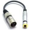 VITALCO XLR Male to 6.3 mm Mono Jack Socket Adapter