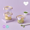 락앤락 리틀럽 디어 이유식용기 원형 밀폐캡 260ml 3P 3958580 Lock&Lock Little Love Deer Baby Food Container Round Airtight Cap 260ml 3P 3958580