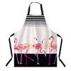 BGBDEIA Flamingo Apron Adjustable Neck Bib Apron for Men Women,Suitable