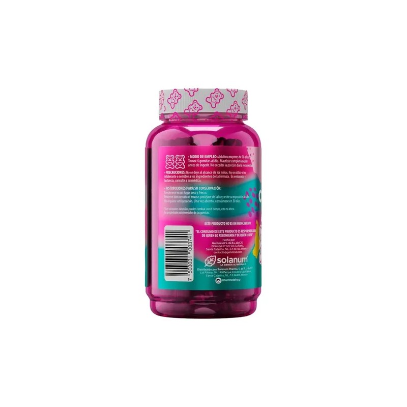 Belabear Colágeno + Biotina Y Ácido Hialurónico 100 Gomitas