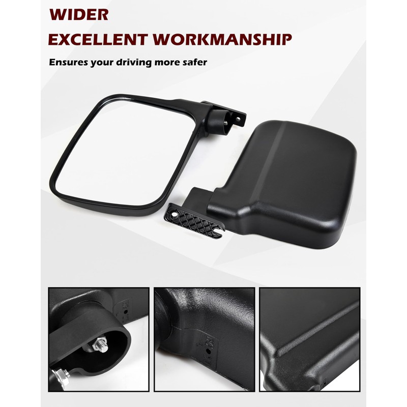 SAUTVS Adjustable Side Mirrors Compatible with Honda Pioneer 520 2021-2025,