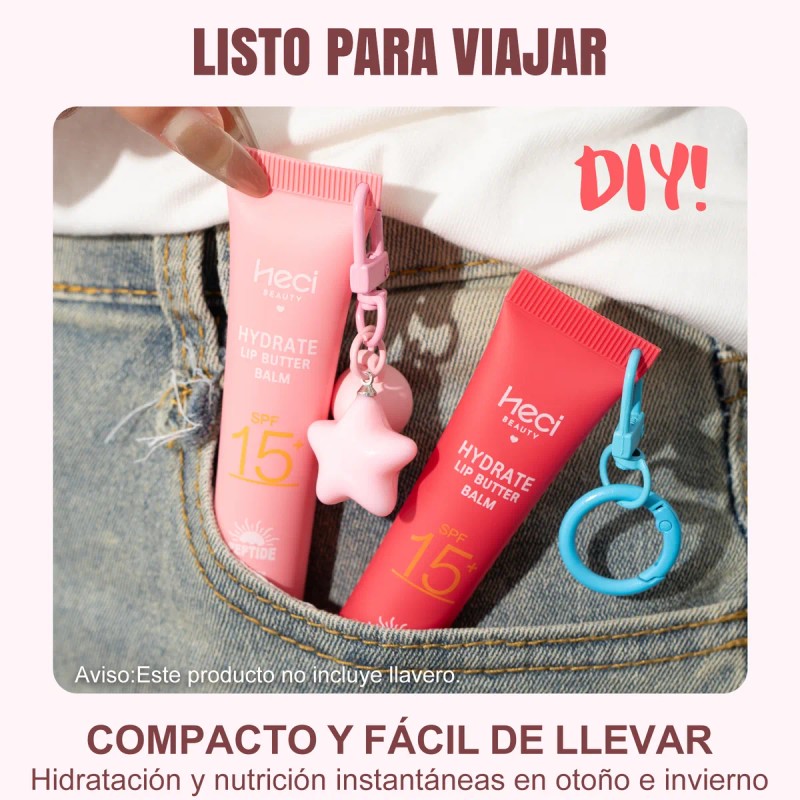 Brillos De Labios Hidratante Lipgloss Protección Solar 15ml