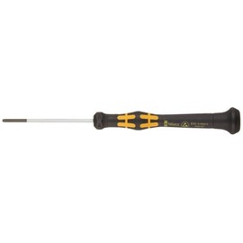 Wera 05030103002 Kraftform ESD 1578 A Slotted Precision Micro Screwdriver, 2mm Head, 60mm Blade Length