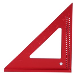 Woodworking Hole Scribing Gauge 45/90 Degree Aluminum Triangular Ruler Carpenter Marking Tool