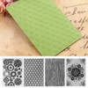 Fdit Carpeta de grabación en Relieve para Bricolaje, 4 Carpetas