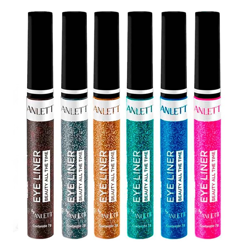 Kit delineador Anlett con 6 piezas #5 multicolor cont. Por