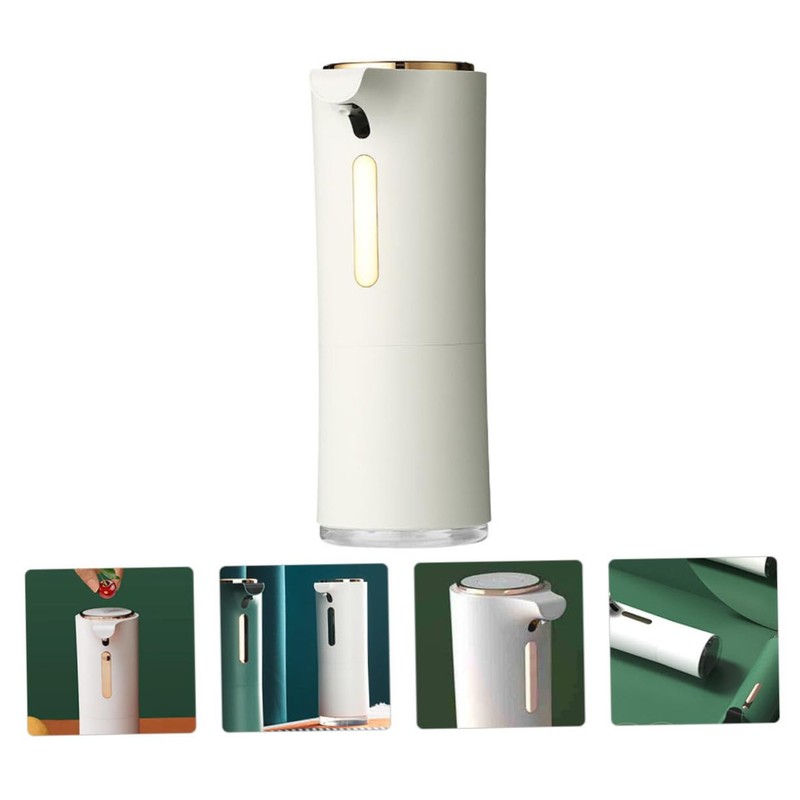 Gatuida Automatic Touchless Soap Dispenser White Infrared Sensor Hand Liquid