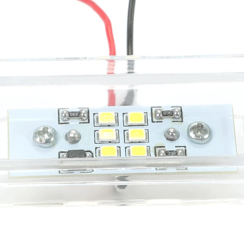 KUAFU Universal License Plate LED Light For Roll Pan Bumper