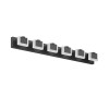 Ship in USA,LED Black Modern Vanity Light 6 Light Matte