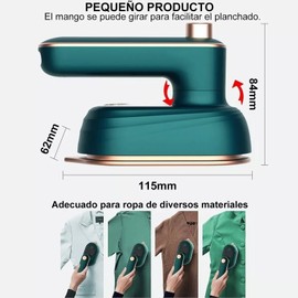 Steam Iron, 2 in 1 Dry Wet Electric Ironing Machine with Rotating Handle Portable Handheld Steam Iron for Clothes 110V 33W