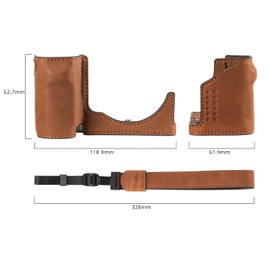 SmallRig Sony Compatible ZV-E10 II Camera Leather Case Kit (Brown) 4889