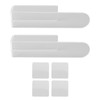 Self Adhesive Hand Towel Holder U Shaped Space Saving Acrylic