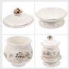 HOMSFOU Ceramic Altar Cup Buddhist Water Offering Bowl 2pcs Ceramic
