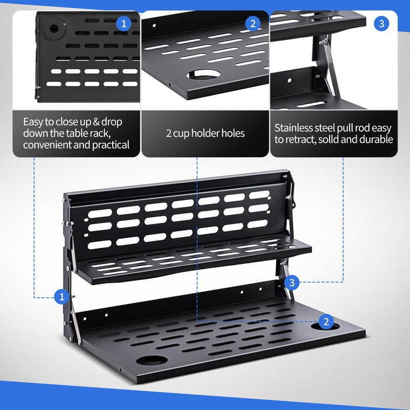 CXRCY Foldable Tailgate Table for '21-'24 Ford Bronco (2/4 Door)