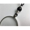 Magnifying Glass Necklace, Sterling Silver with Healing Gem Stone Crystal,