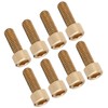 50Pcs Cap Hex Socket Screw Copper Fastener Hardware Tools Industrial