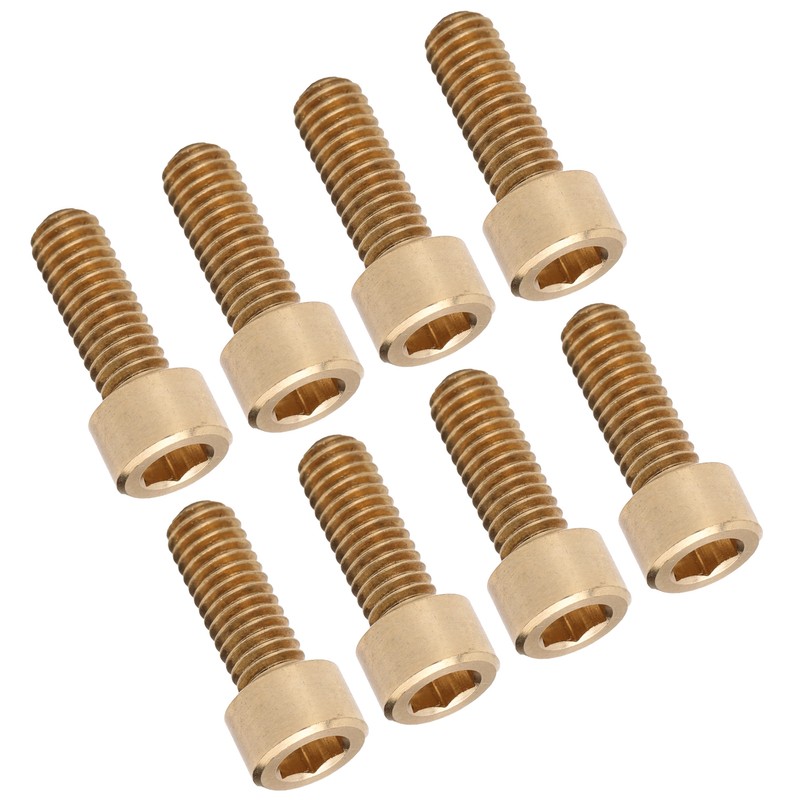 50Pcs Cap Hex Socket Screw Copper Fastener Hardware Tools Industrial