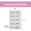 Pestañas De Práctica Extensiones Maquillaje Lashista 3pz