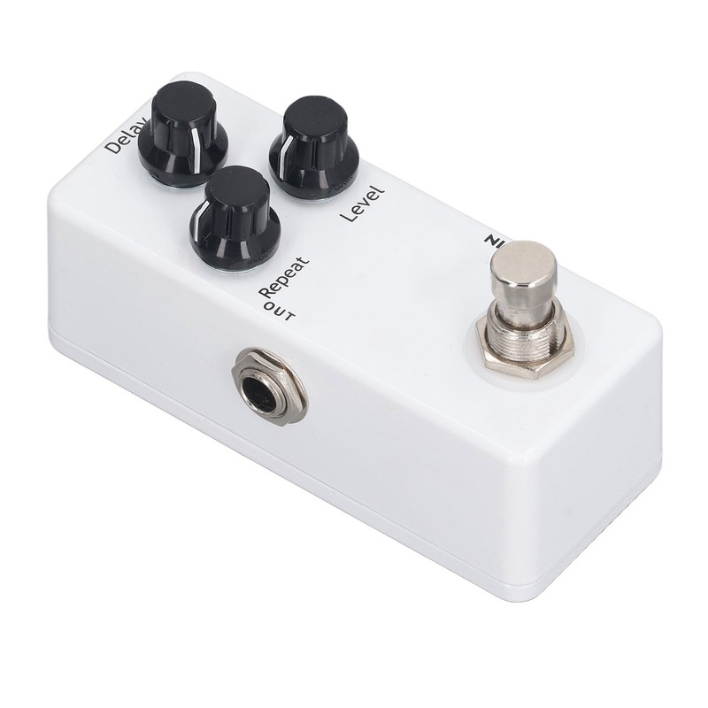 Guitar Delay Pedal Aluminum Alloy LED Indicator 3 Knobs Control