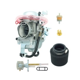 Carburetor fit for KAWASAKI KLF300 1986-2005 BAYOU 300 Carby Carb ATV with Air filter&Fuel Petcock Shut Off Valve