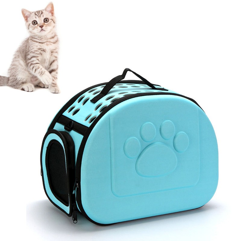 Cat Carrier Collapsible Breathable Large Capacity Portable Pet Carrying Bag