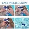 (10 Pack) Pool Cleaner Sweep Hose Tail Scrubber 9-100-3105 Replacement
