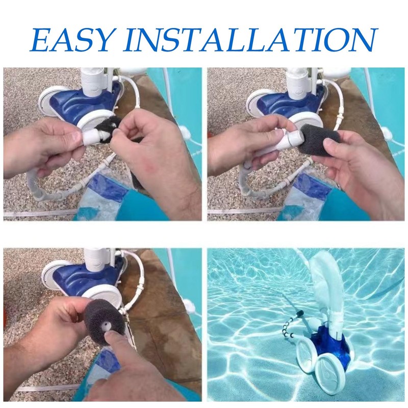 (10 Pack) Pool Cleaner Sweep Hose Tail Scrubber 9-100-3105 Replacement