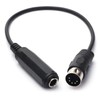 SiYear 6.35mm Female 1/4" TRS to DIN 5 Pin MIDI