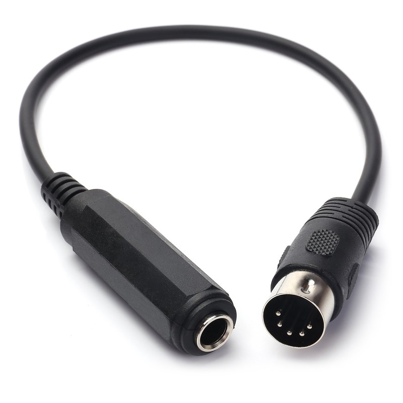SiYear 6.35mm Female 1/4" TRS to DIN 5 Pin MIDI