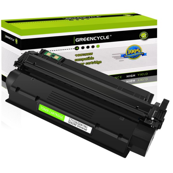 For HP Greencycle Q2624X 24x Toner Cartridge Compatible with HP