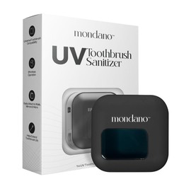 Mondano UV-C Toothbrush Sanitizer and Holder, Toothbrush Case - Manual/Electric Toothbrush Cover for Any Toothbrush Head - Rechargeable Toothbrush Travel Case, Tooth Brush Cover Cap for Home