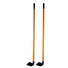 Ashman Garden Hoe (2 Pack)– Sturdy Hand Tiller – Heavy Duty Blade for Digging, Loosening Soil, and Weeding – Rubber Grip Handle for a Strong Hold – Rust Resistant Build.