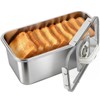 ANYPROLUS Bread Box Stainless Steel Bread Storage for Homemade Bread,