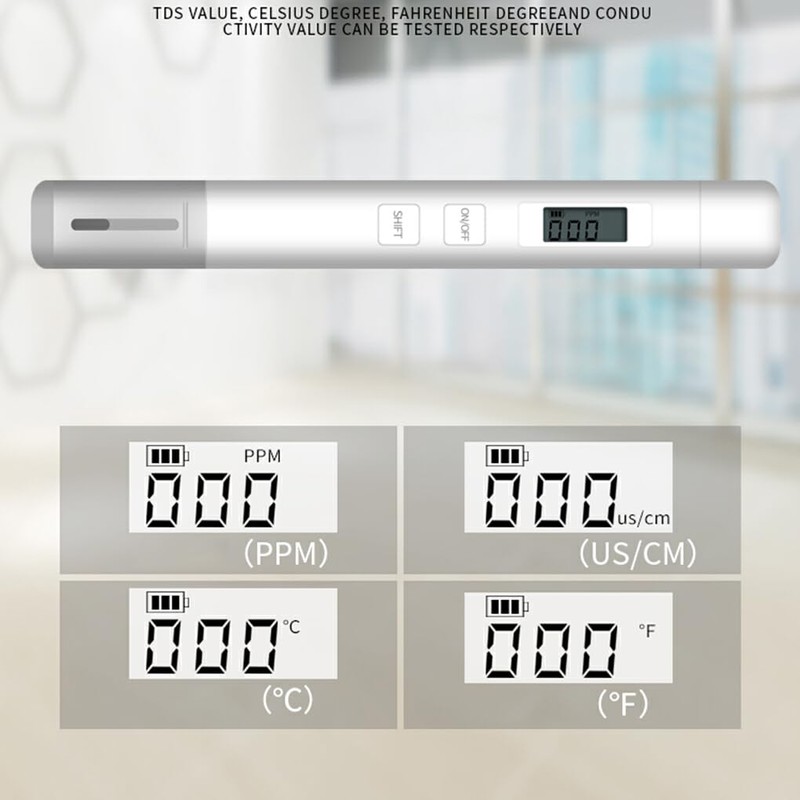 Ec Meter with Automatic Three-Point for Quick Wide Measurement Range