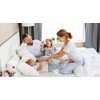Elegant Comfort 6-Piece Quatrefoil Printed Deep Pocket Bed Sheet Set,