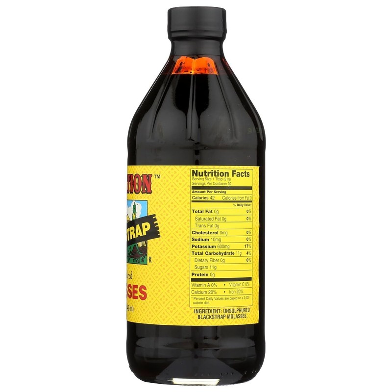 Plantation Blackstrap Molasses UNSULPHERED 15 Oz PK-1 Buy More Save