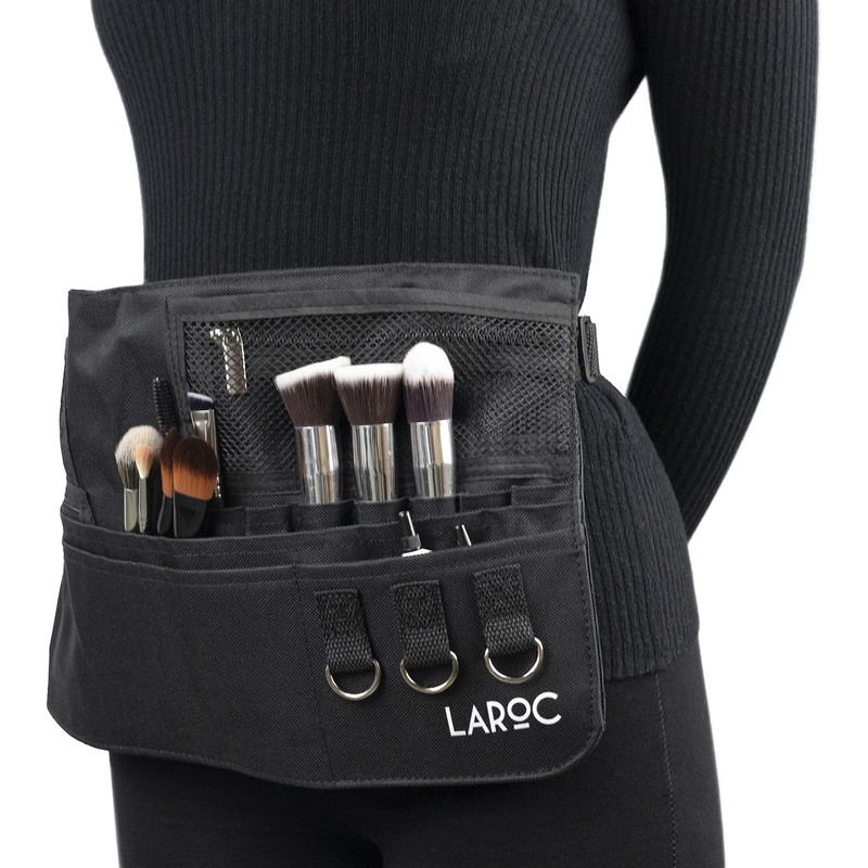 LaRoc Makeup Brush Holder Belt - Adjustable Make Up Brushes
