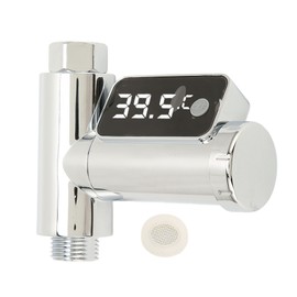LED Display Water Shower Thermometer Rotatable Screen Waterproof Easy to Read Baby Bath Water Temperature Measurement