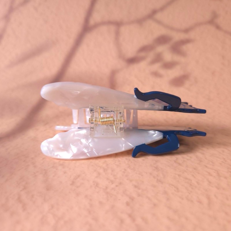 Cute Flying Cicada Hair Clip,Acetate Hair Clip,Small Cicada Claw Clip